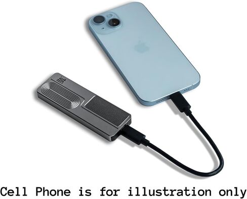 512GB Ultra Speed Portable SSD (PCIe NVMe 4.0, USB-C 3.1 Gen2 Type C, Up to 1050MB/s, Only 2.8 oz, Built w/Kingston, Micron, Crucial) External Hard Drive for iPhone 15, PC, Mac, PS4, Camera in Saudi Arabia