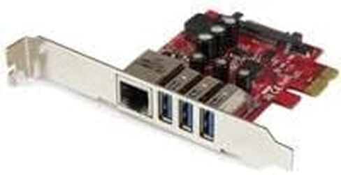 3 PORT PCI-Express USB3.0 CARD & GIGABIT ETHERNET in Saudi Arabia