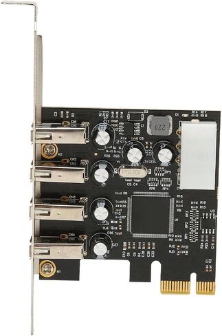 Sanpyl Desktop PC Internal Hub PCI E to USB Expansion Card Hub with 4 USB2.0 Ports,Easy Plug and Play for 10 8 7 OS X in Saudi Arabia