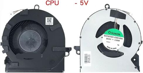 مروحة تبريد GPU CPU CPU المحمول لـ 7/8 16-B 16-C TPN-Q265 TPN-Q267 (CPU GPU 5V) in Saudi Arabia