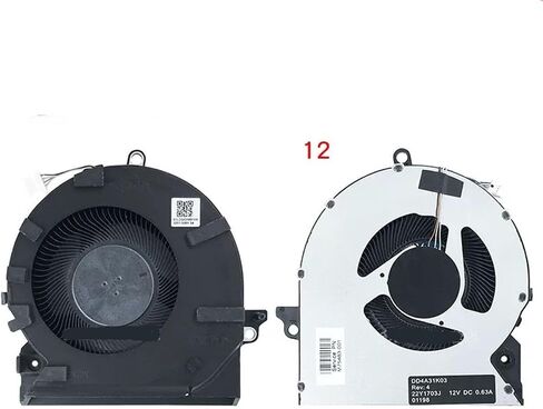 مروحة تبريد GPU CPU CPU المحمول لـ 7/8 16-B 16-C TPN-Q265 TPN-Q267 (CPU GPU 5V) in Saudi Arabia