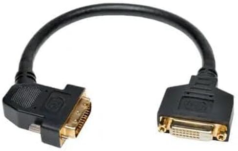 Tripp Lite P562-001-45L DVI-D Dual-Link Extension Cable 1 ft, 45° Left Angle 24+1 Male to 24+5 Female, Gold-Plated, Double Shielded, RoHS, Cloud Care Pre-Configured Bundle Eligible (50 Pack) in Saudi Arabia