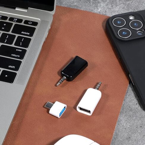2 PCS AUX إلى محول USB AUX إلى محول الصوت 3.5 مم USB ANIVE in Kuwait