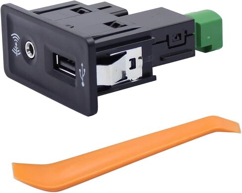 MIB2 MDI USB Auxiliary Switch Control AMI Adapter Plug Socket for VW Passat Jetta Golf Caddy Beetle Carplay Media in Saudi Arabia