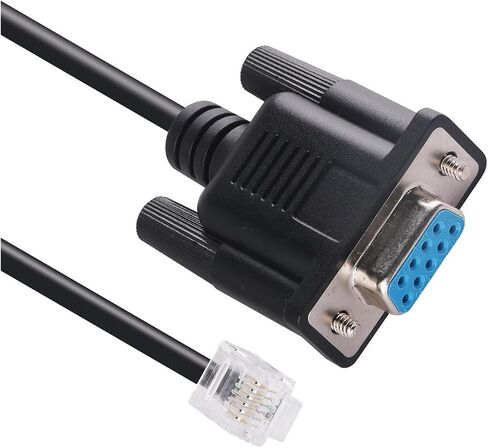 DB9 to RJ12 6P6C PLC Programming RS232 Serial Cable for DirectLOGIC DL05 DL06 DL105 DL205 D3-350 D4-450 D2-DSCBL in Saudi Arabia