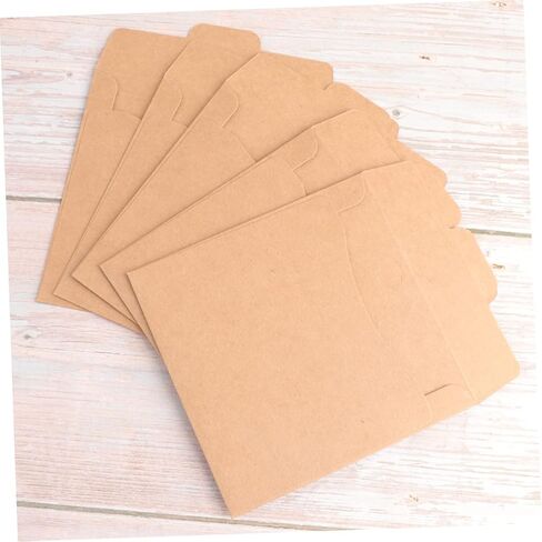 Cabilock 30pcs Kraft Paper CD DVD الأكمام من الورق المقوى لسهولة التخزين ونقل ملفات العميل in Saudi Arabia