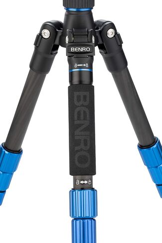 Benro Slim Travel Aluminum Tripod Kit – Lightweight 5-Section Tripod with N00 Ball Head, Arca-Swiss Plate, Reverse Folding Legs & Carrying Case for DSLR, Mirrorless & Smartphone Cameras (FSL09AN00) in Kuwait