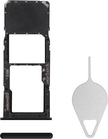 بالنسبة إلى Samsung Galaxy A71 SIM ، استبدال علبة بطاقة SIM (إصدار SIM واحد) Prism Crush Black Card Tresh Slot Adapter مع قاذف الإبرة لـ A71 SM-A715F in Saudi Arabia