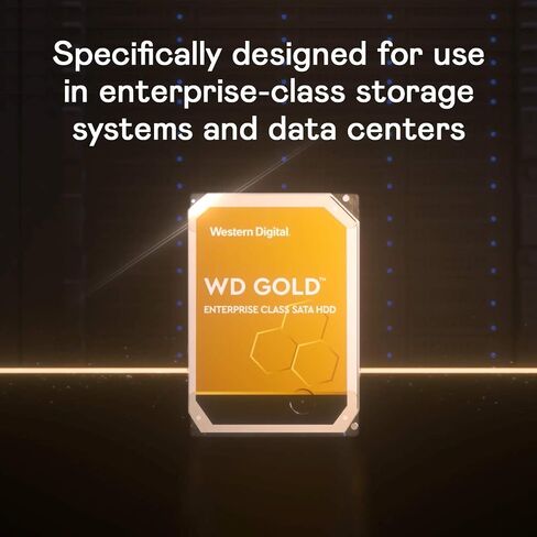 Western Digital Gold 10TB Class Interprise Class Internal Class - 7200 دورة في الدقيقة ، SATA 6 GB/S ، 256 MB CACHE ، 3.5 " - WD102Kryz (متجدد) in Saudi Arabia