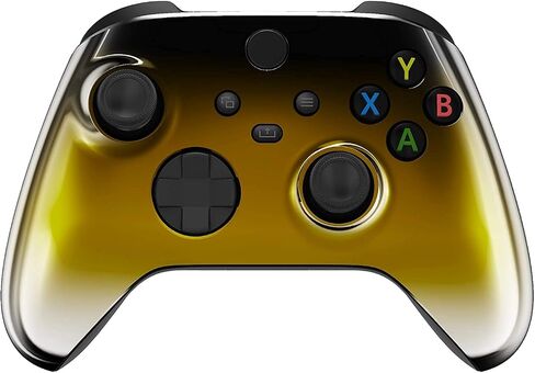 Custom Controllerzz Gold Fade Controller & Case Bundle – Includes Gold Fade Custom Wireless Controller for Xbox Series X/S, Xbox One, PC & Universal Protective Travel Case in Saudi Arabia