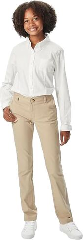 French Toast Women's Straight Fit Stretch Twill Pant in Saudi Arabia
