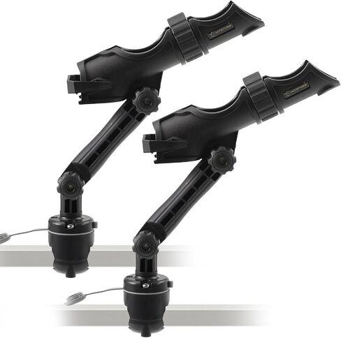 Hitorhike Kayak & Boat Fishing Rod Holder Set with Extender – Universal Reel Compatibility, 360° Adjustable, Heavy-Duty Mounts in Saudi Arabia