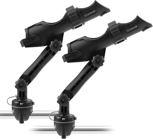 Hitorhike Kayak & Boat Fishing Rod Holder Set with Extender – Universal Reel Compatibility, 360° Adjustable, Heavy-Duty Mounts in Saudi Arabia