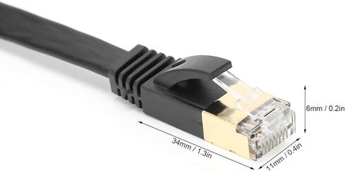 كبل شبكة الإنترنت عالي السرعة 10 جيجابت CAT7 CAT7 8 - ملحق ملحقات الكمبيوتر ملحقات الأسلاك (25M) in Kuwait