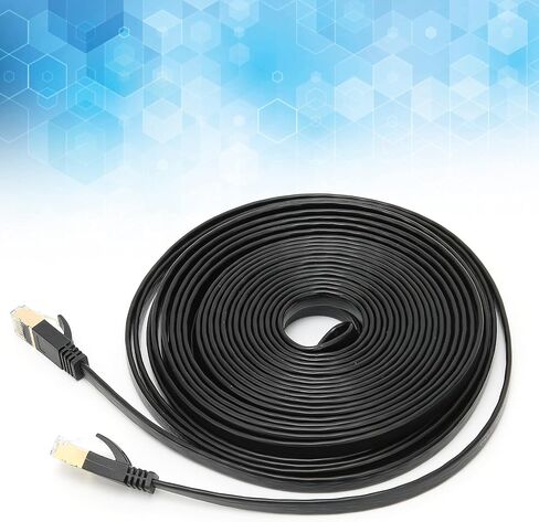 كبل شبكة الإنترنت عالي السرعة 10 جيجابت CAT7 CAT7 8 - ملحق ملحقات الكمبيوتر ملحقات الأسلاك (25M) in Kuwait