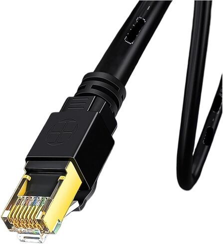 Omay RJ45 Ethernet Network Cable CAT8 CAT7 40GBPS 2000MHz شبكة الإنترنت شبكة الإنترنت لجهاز التوجيه (CAT8 CABLE ، 3M) in Kuwait