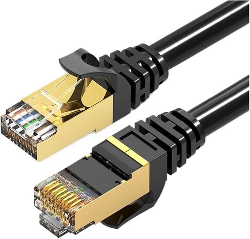 Omay RJ45 Ethernet Network Cable CAT8 CAT7 40GBPS 2000MHz شبكة الإنترنت شبكة الإنترنت لجهاز التوجيه (CAT8 CABLE ، 3M) in Kuwait