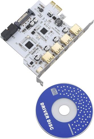 PCIE إلى USB 3.2 بطاقة توسيع Gen1 مع واجهات من النوع A-A 19PIN TYPE-C MAX 5GBPS نقل البيانات RENSAs لجهاز كمبيوتر سطح المكتب in Kuwait