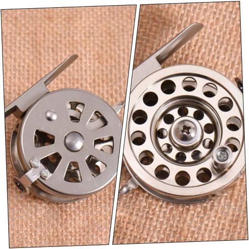 Kisangel Aluminum Alloy Fly Fishing Reel Lightweight Metal Fishing Wheel for with Design for Anglers in Saudi Arabia