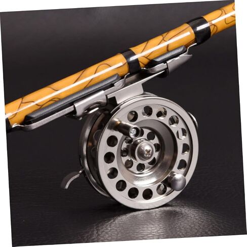 Kisangel Aluminum Alloy Fly Fishing Reel Lightweight Metal Fishing Wheel for with Design for Anglers in Saudi Arabia