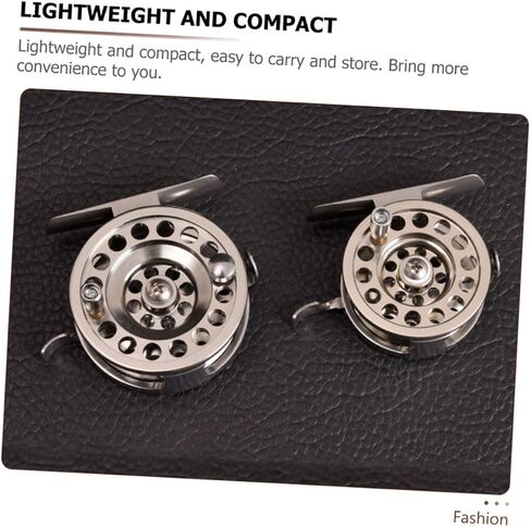 Kisangel Aluminum Alloy Fly Fishing Reel Lightweight Metal Fishing Wheel for with Design for Anglers in Saudi Arabia