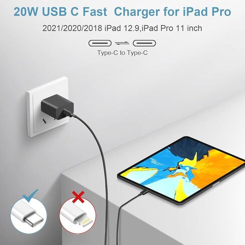 iPhone 17 16 15 Charger Fast Charging USB C Charger Block 2-Pack Type C Chargers iPhone 17 Chargers 6FT Cord for iPhone 17/17 Plus/17 Pro/17 Pro Max/16/16 Plus/16 Pro/16 Pro Max/15/15 Pro Max in Kuwait