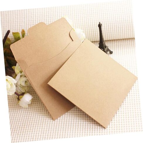 25Pcs Kraft CD Envelopes Multi Function CD Storage Bags for Easy Organization and Lightweight CD Pockets to Protect Your Collection for Music Enthusiasts in Saudi Arabia