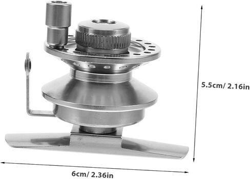 Fly Fishing Reel Winter Fishing Gear Outdoor Wheel for Durable High Performance Fishing Reel for Beginners and Experienced Anglers in Saudi Arabia