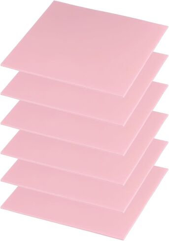 PATIKIL Thermal Pads 100x100x1.5mm, 6 Pack Silicone Cooling Thermal Pad for CPU GPU IC PCIe M.2 2280 SSD NVMe Heatsink, Pink in Saudi Arabia