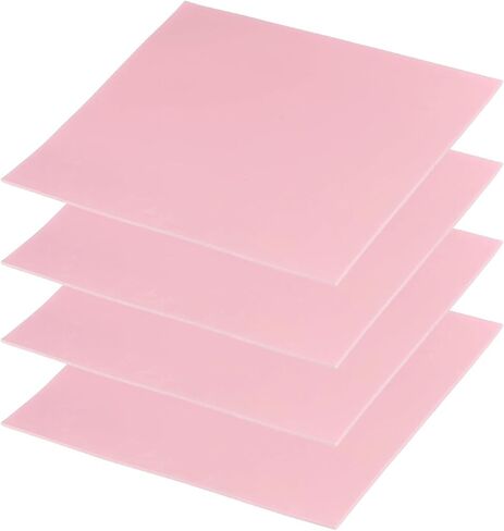 PATIKIL THERMAL PADS 100X100X1MM ، 4 حزمة لوح حراري تبريد السيليكون ل CPU GPU IC PCIE M.2 2280 SSD NVME THEEDINK ، PINK in Saudi Arabia