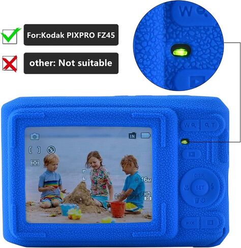 Silicone Case for PIXPRO FZ45, Protective Camera Cover, Shockproof | Soft silicone case for PIXPRO FZ45 Lightweight, scratch-proof. cutouts for buttons & lens. Dustproof. Travel-friendly. in Saudi Arabia