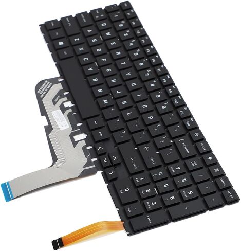 Replacement Keyboard Backlit for HP Omen 6/7 15-EK 16-B 16-C Series Laptop, Red Letters US Layout Backlight Keyboard P/N: TPN-Q236 TPN-Q265 TPN-Q280 TPN-C167 in Saudi Arabia