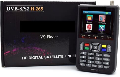 مكتشف الأقمار الصناعية الرقمية ، F9 Finder Digital Satellite Finder 3.5 بوصة LCD Satellite Finder Digital Satellite Signer Meter Meter Meter Satfinder ، Matelite Meter in Kuwait