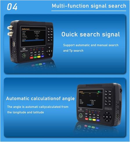 مكتشف الأقمار الصناعية الرقمية ، V10 Finder Prosatellite Signal Finder Meter Meter Meter Satfinde Digital Satellite Finder 4.3 Inch LCD STANTER in Kuwait