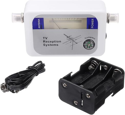 مكتشف الأقمار الصناعية الرقمية ، DVB-T Satellite Finder Digital TV Signal Amplifier Sat Sat Sat Binder مع Compass Digital Aerial TV Antenna Reter ، Meter Meter Meter in Kuwait