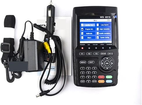 الباحث عن الأقمار الصناعية الرقمية ، WS-6916 Satellite Finder HD DVB-S2 عالية الدقة Satfinder WS6916 3.5 بوصة MPEG-2/MPEG-4 DVB ، مكتشف الأقمار الصناعية in Kuwait
