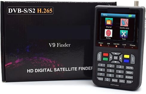 Digital Satellite Finder, V9 Satellite Signal Finder HD Satellite Detector DVB-S2 V8 Finder Satellite Finder with 3.5 inch LCD Digital Display,Satellite Finder Meter in Saudi Arabia