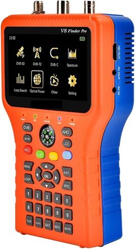 Digital Satellite Finder, V8 Finder Pro DVB-S2 DVB-T2 DVB-C AHD H.265 Satellite Meter Satellite Finder,Satellite Finder Meter in Saudi Arabia