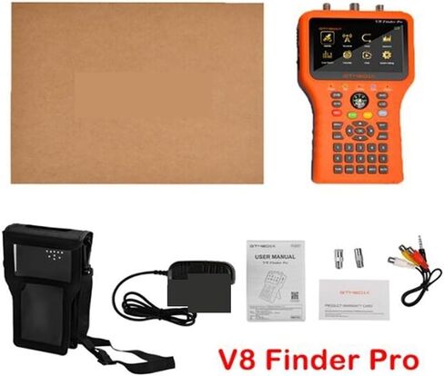 Digital Satellite Finder, V8 Finder Pro DVB-S2 DVB-T2 DVB-C AHD H.265 Satellite Meter Satellite Finder,Satellite Finder Meter in Saudi Arabia