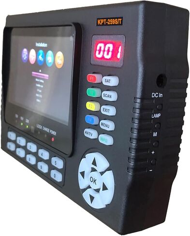 الباحث عن الأقمار الصناعية الرقمية ، KPT-259ST DVB-S2 DVB-T2 DVB-C Satellite Satellite Meter HD TVELLESTERSIVEN in Kuwait