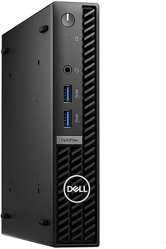 Dell Optiplex 7000 7010 سطح المكتب Intel I5-13500T RAM 16GB RAM 256GB SSD Micro PC ، أسود (متجدد) in Saudi Arabia