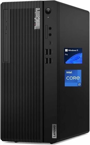 Lenovo ThinkCentre M70t Gen Tower, Intel i7-14700, with Intel Core i7-14700 vPro Processor,64GB DDR5,2TB SSD, Wi-FI 6E,Windows 11 Pro, Black, Form Factor Tower in Saudi Arabia