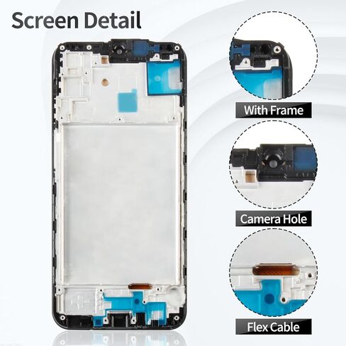 TFT for Samsung A15 Screen Replacement for Samsung Galaxy A15 5g LCD Screen Replacement Display for Galaxy A15/A15 5g Digitizer Touch Screen Assembly with Frame SM-A155 SM-A156 Black in Saudi Arabia