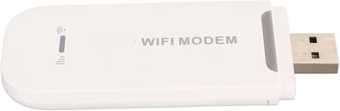 aqxreight Portable 4G WiFi Router with 150Mbps Speed and SIM Card Slot for Up to 10 Users for Office Travel and Home Use (White) in Saudi Arabia