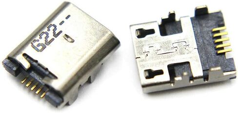 2X USB Charger Charging Port Dock Connector USB Port Replacement for Amazon Kindle Fire HD 7" 2014 SQ46CW USA (2pcs) in Saudi Arabia