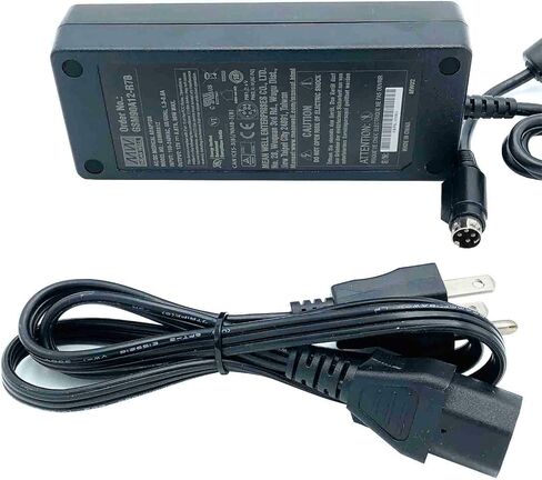Mean Well GSM90A12 AC Adapter 12V 6.67A 80W max 4-Pin Power Supply with Cord in Saudi Arabia