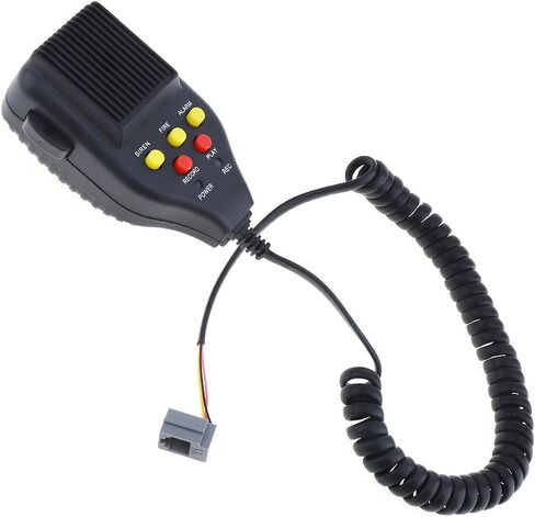 سيارة صفارة الإنذار قرن 12V 3 نغمة مركبة صفارة الإنذار مع نظام مكبر صوت ميكروفون با 100W مكبر للصوت الطوارئ مع الميكروفون لزارب شاحنة شاحنة 12 فولت in Saudi Arabia