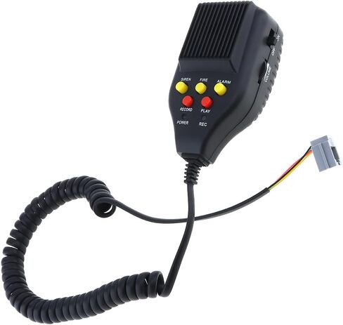سيارة صفارة الإنذار قرن 12V 3 نغمة مركبة صفارة الإنذار مع نظام مكبر صوت ميكروفون با 100W مكبر للصوت الطوارئ مع الميكروفون لزارب شاحنة شاحنة 12 فولت in Saudi Arabia