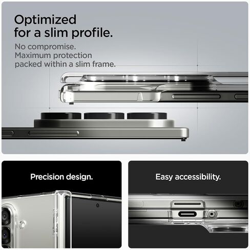Spigen for Galaxy Z Fold 7 Case ، Ultra Hybrid Pro Magfit in Kuwait
