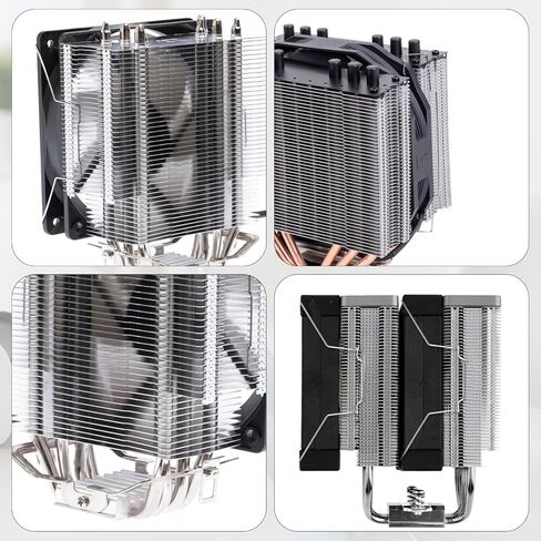 4 PCS CPU Heatsink Fan Buckle, Computer Mainboard CPU Radiator Fan Fixing Clip, CPUs Radiator Fans Hook Fixed Bracket Pc Mainboard CPUs Radiators Fans Wire Buckle Upper Hook Type Fixing Clips for 9cm in Saudi Arabia